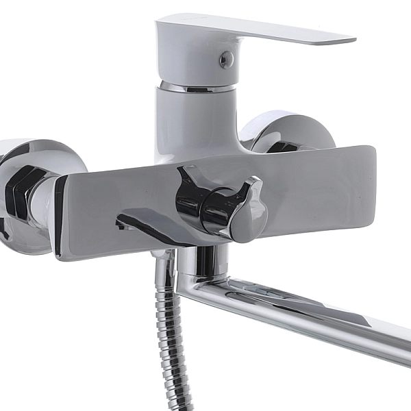 Змішувач для ванни Mixxus Premium Eva 006 Euro Білий (MI5813) - Фото - 2