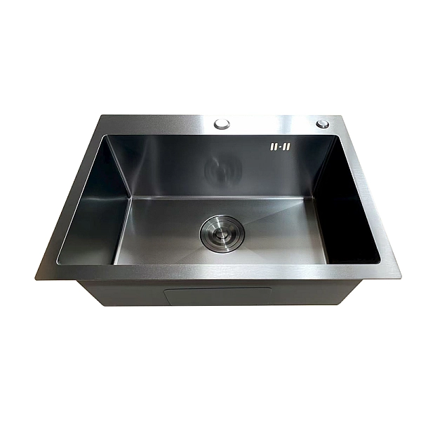 Мийка Mixxus MH5843 Micro Decor Black (3.0/0.8) з нерж. сталі (колір чорний) (MI8219) - Фото - 4