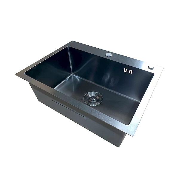 Мийка Mixxus MH5843 Micro Decor Black (3.0/0.8) з нерж. сталі (колір чорний) (MI8219) - Фото - 2