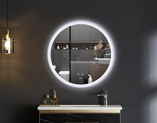 Дзеркало Mixxus PLAIN MC11-60 з Led Touch, Anti-fog, димером, регулятором яскравості (MI6663) - Фото - 3