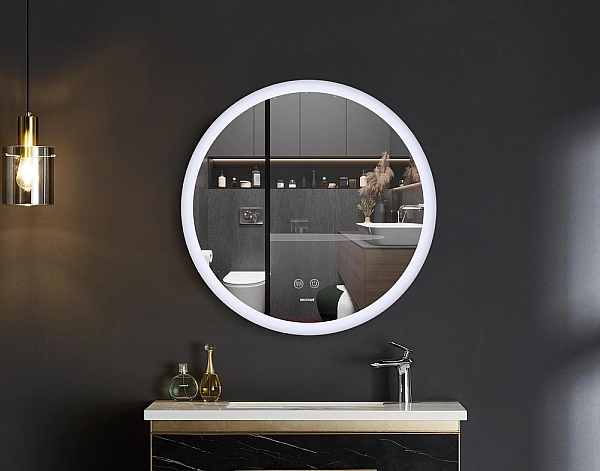 Дзеркало Mixxus PLAIN MC11-60 з Led Touch, Anti-fog, димером, регулятором яскравості (MI6663) - Фото - 12