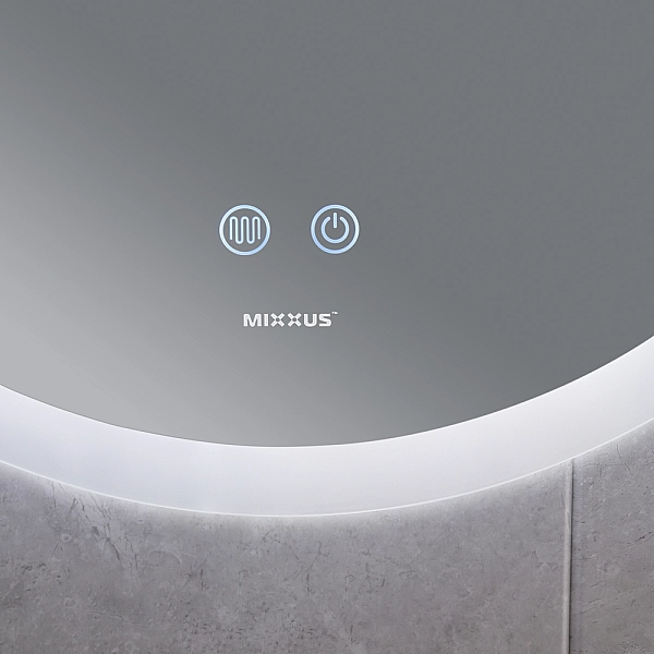 Дзеркало Mixxus PLAIN MC11-60 з Led Touch, Anti-fog, димером, регулятором яскравості (MI6663) - Фото - 11