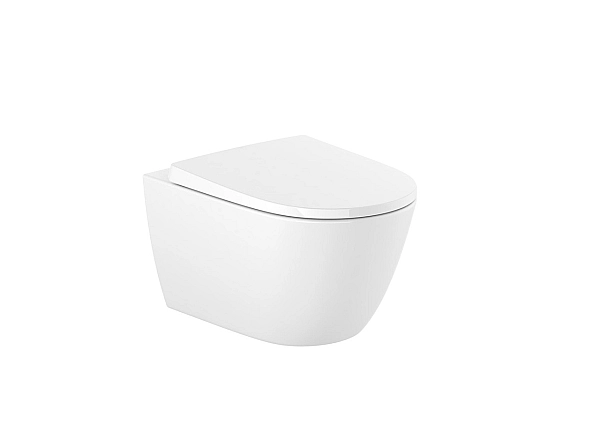 Унітаз підвісний із турбозмивом Ona Vortex з кришкою soft-close A34H684000 Roca