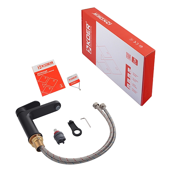 Змішувач для умивальника Koer KB-10030-05 (KR5425) - Фото - 3