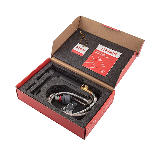 Змішувач для умивальника Koer KB-10030-05 (KR5425) - Фото - 7