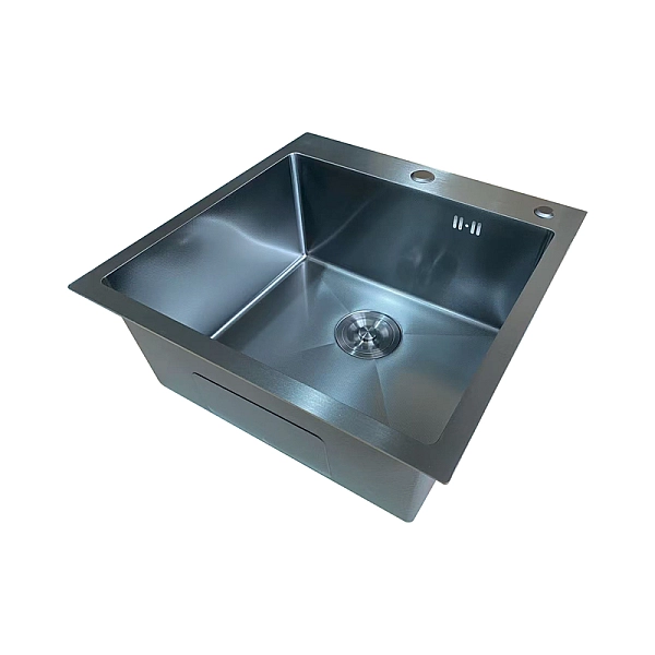 Мийка Mixxus MH5050 Micro Decor Graphite (3.0/0.8) з нерж. сталі (колір графіт) (MI8213) - Фото - 4