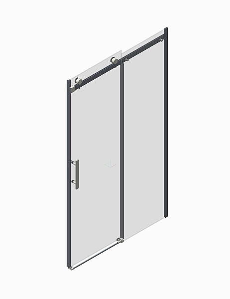 Двері в нішу Koer SR SD01-120x200-TR-12 прозоре скло Easy Clean 8мм, матове золото (KR5377) - Фото - 12