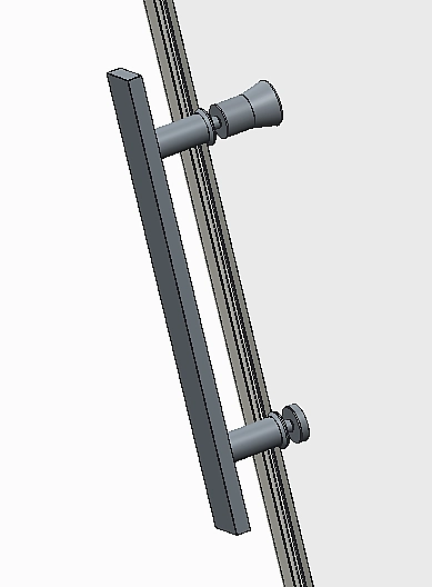 Двері в нішу Koer SR SD01-120x200-TR-12 прозоре скло Easy Clean 8мм, матове золото (KR5377) - Фото - 25