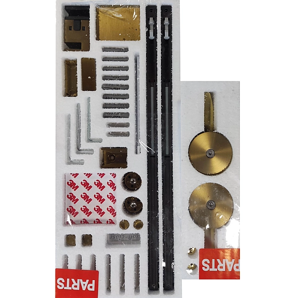 Двері в нішу Koer SR SD01-120x200-TR-12 прозоре скло Easy Clean 8мм, матове золото (KR5377) - Фото - 36