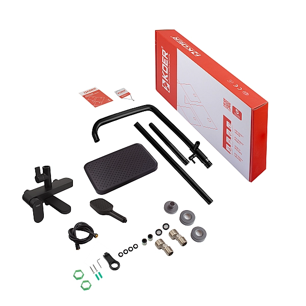 Душова колона зі змішувачем Koer KB-56030-05, 3 функції (KR5428) - Фото - 2