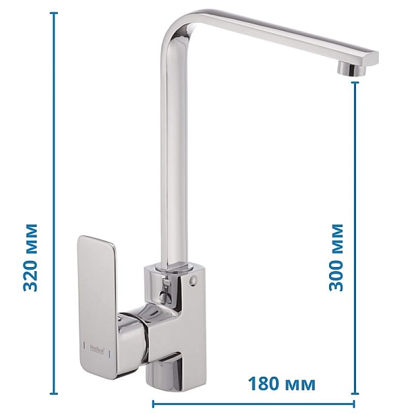 Змішувач для кухні Haiba Kubus 017 (HB0801) - Фото - 2