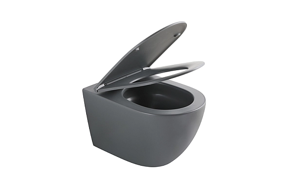 Унітаз підвісний Mixxus Premium ELLIPSE-0308-T3 GRAY 490x360x360mm система змиву TORNADO 3.0 (MP6654) - Фото - 6