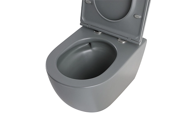 Унітаз підвісний Mixxus Premium ELLIPSE-0308-T3 GRAY 490x360x360mm система змиву TORNADO 3.0 (MP6654) - Фото - 7