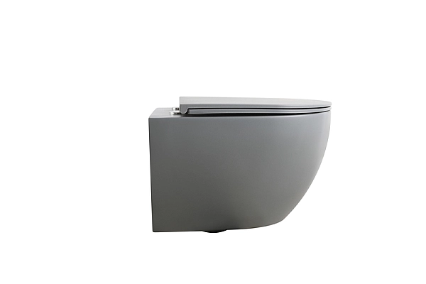Унітаз підвісний Mixxus Premium ELLIPSE-0308-T3 GRAY 490x360x360mm система змиву TORNADO 3.0 (MP6654) - Фото - 5