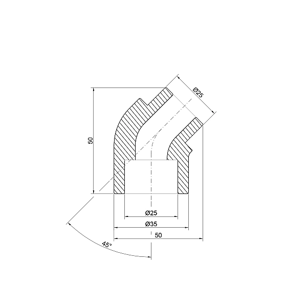Уголок PPR Thermo Alliance 25, 45° - Фото - 2