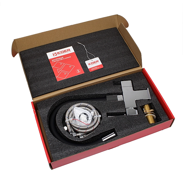 Змішувач для кухні Koer KB-72023-01 з виходом для питної води (KR5008) - Фото - 9