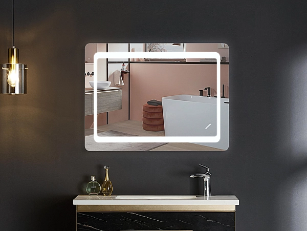 Дзеркало Mixxus TWEE MR09-50x80-Reverse з Led Touch, Anti-fog, димером, регулятором яскравості (MI6930) - Фото - 13