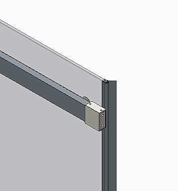 Двері в нішу Koer SR SD02-140x200-TR-01 прозоре скло Easy Clean 8мм, хром (KR5383) - Фото - 27