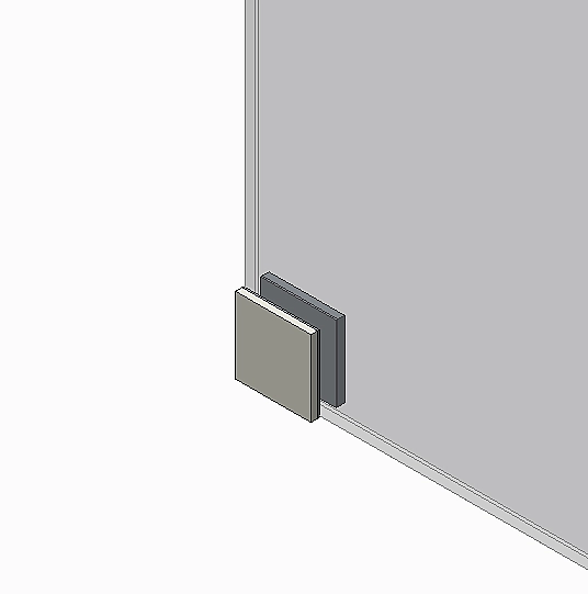 Двері в нішу Koer SR SD02-140x200-TR-01 прозоре скло Easy Clean 8мм, хром (KR5383) - Фото - 2