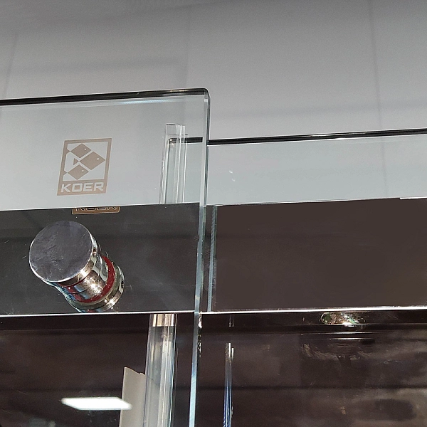 Двері в нішу Koer SR SD02-140x200-TR-01 прозоре скло Easy Clean 8мм, хром (KR5383) - Фото - 20