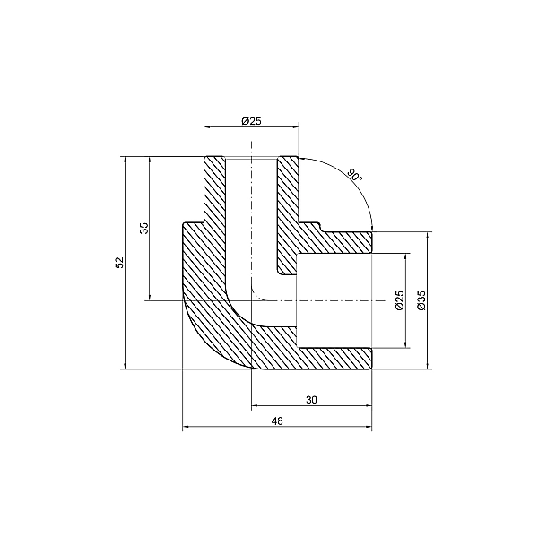 Уголок PPR Thermo Alliance 25, 90° - Фото - 2