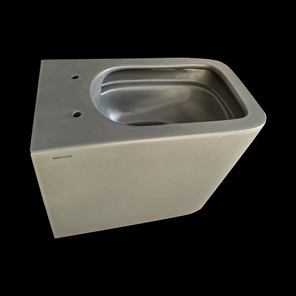 Унітаз підвісний Mixxus Premium QUADRO-0305-R GRAY 510x350x345mm система змиву RIMLESS (MP6656) - Фото - 13