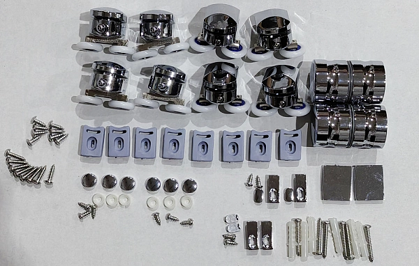 Душова кабіна без піддону Mixxus Premium DIVERSE SC01-90x90x195-TR Chrome прозоре скло 5мм (MI6859) - Фото - 4