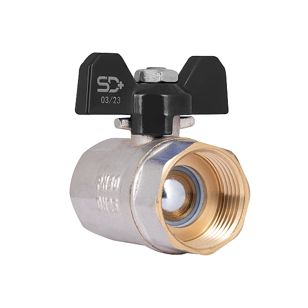 Кран кульовий Thermo Alliance Base 1" ВР для води (метелик) SD602W25 - Фото - 3