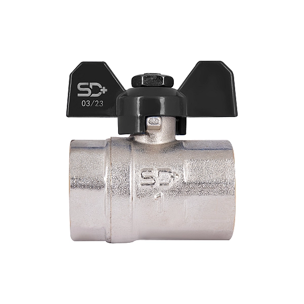 Кран кульовий Thermo Alliance Base 1" ВР для води (метелик) SD602W25 - Фото - 4