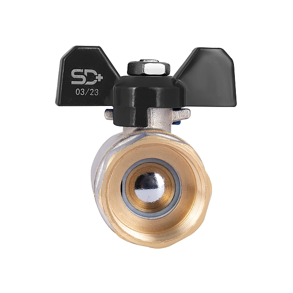 Кран кульовий Thermo Alliance Base 1" ВР для води (метелик) SD602W25 - Фото - 5