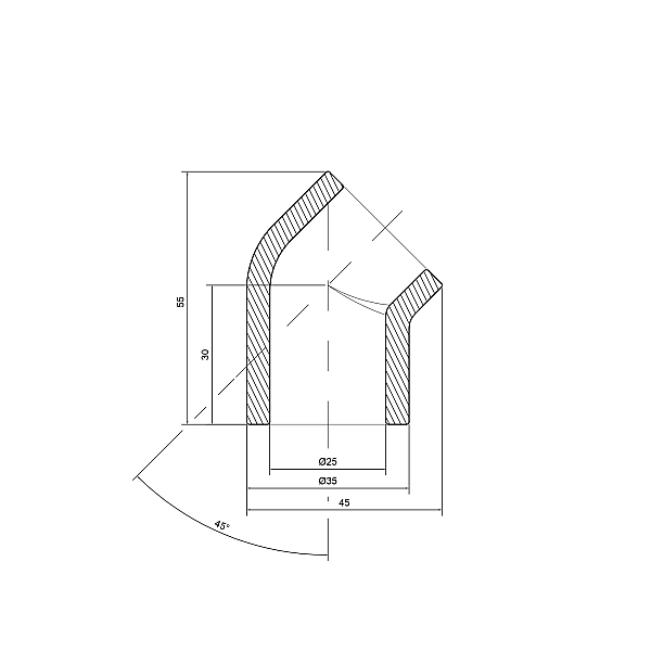 Уголок PPR Thermo Alliance 25, 45° - Фото - 2