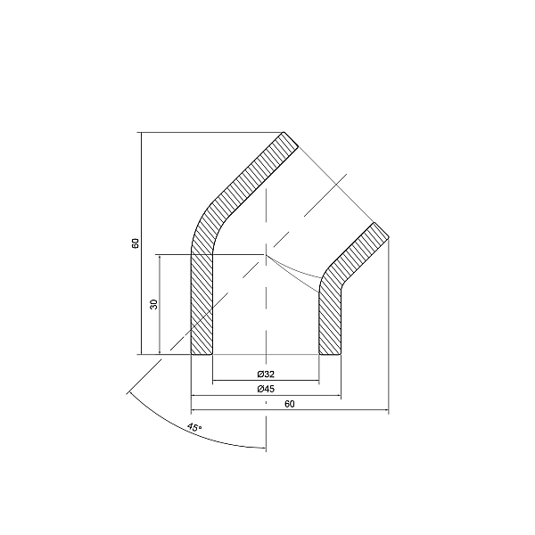 Уголок PPR Thermo Alliance 32, 45° - Фото - 2