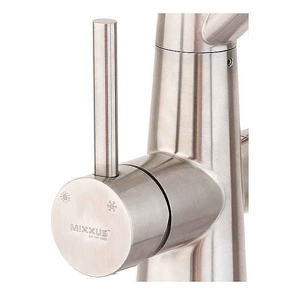 Кухонний змішувач із сірим силіконовим виливом Mixxus FUL-021 (з вих.для питної води) (MI6020) - Фото - 3