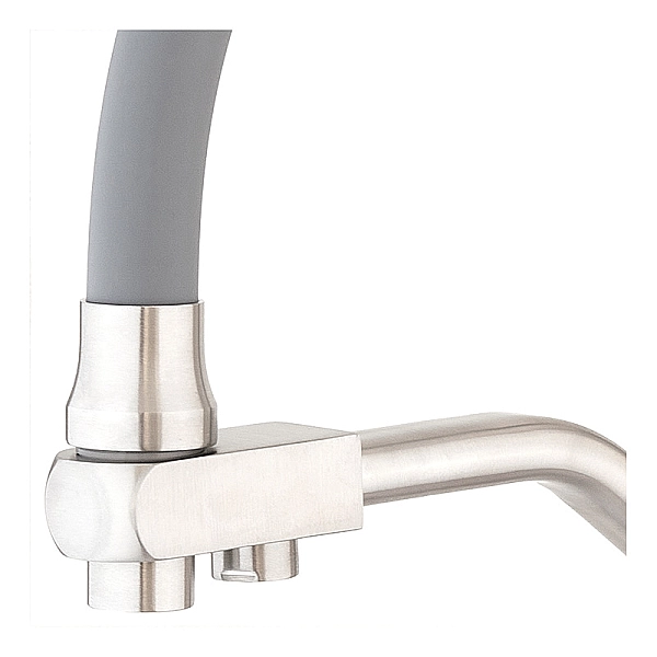 Кухонний змішувач із сірим силіконовим виливом Mixxus FUL-021 (з вих.для питної води) (MI6020) - Фото - 4