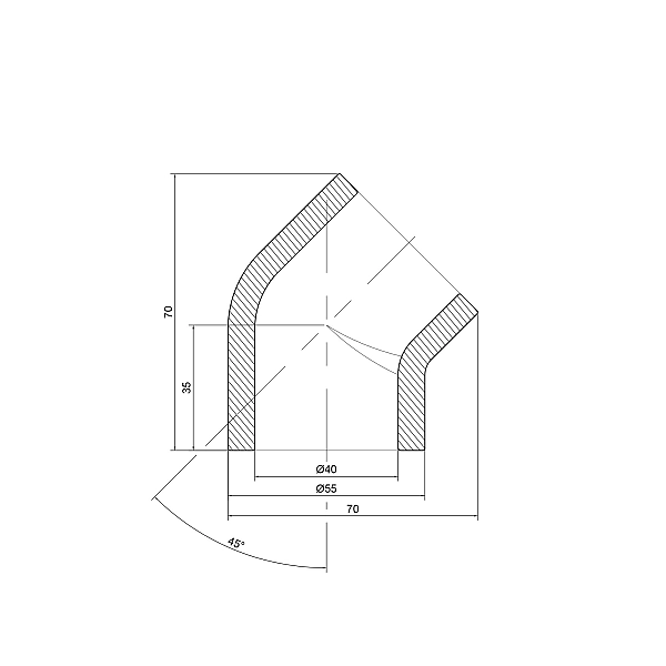 Кутик PPR Thermo Alliance 40, 45° - Фото - 2