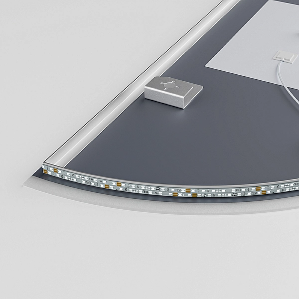 Дзеркало Mixxus Premium TOPPER MS03-60x120 з Led Touch, Anti-fog, димером (3-6,5kK) (MP6635) - Фото - 9