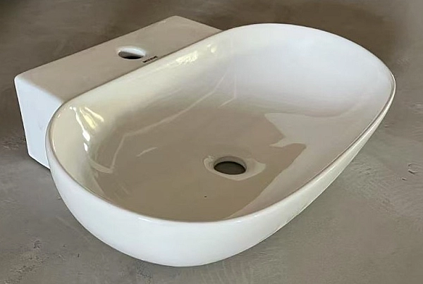 Раковина підвісна MIXXUS PREMIUM DIVERSE-0201 560х390х125mm з отвором під змішувач (MP6510) - Фото - 6