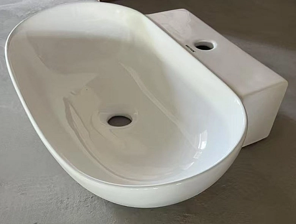 Раковина підвісна MIXXUS PREMIUM DIVERSE-0201 560х390х125mm з отвором під змішувач (MP6510) - Фото - 7