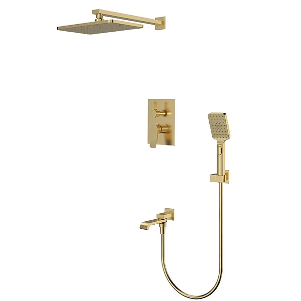 Вбудована душова система Mixxus Premium DALI 009 INNER BOX Brushed Gold (MI6767)