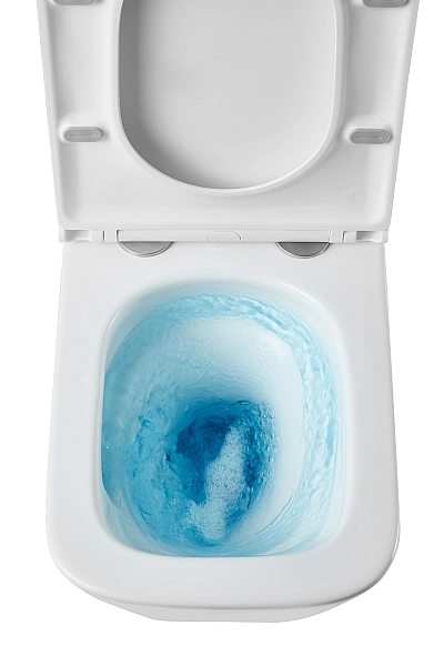 Унітаз підвісний Mixxus Premium Quadro-0301-T3 490x340x360mm, система змиву TORNADO 3.0 (MP6453) - Фото - 6