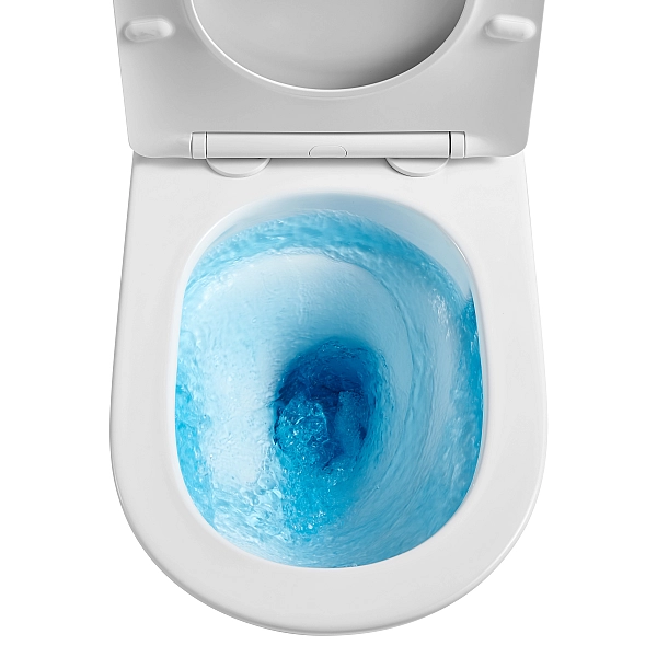 Унітаз підлоговий безбачковий MIXXUS PREMIUM BEVEL-0701-T1 580х365х430mm, система змиву TORNADO 1.0 (MP6597) - Фото - 2