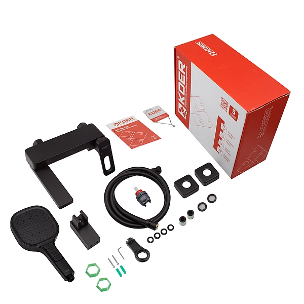 Змішувач для ванни Koer KB-41031-05 з коротким виливом (KR5437) - Фото - 5