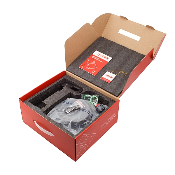 Змішувач для ванни Koer KB-41031-05 з коротким виливом (KR5437) - Фото - 8