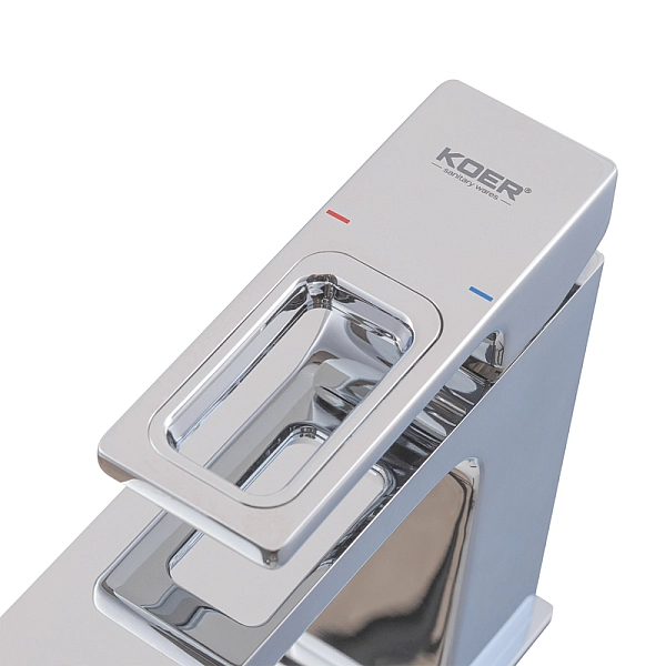 Змішувач для умивальника KOER KB-10009-01 (Колір хром) (KR3498) - Фото - 6