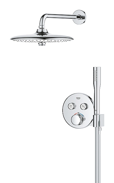 Прихована душова система з Euphoria 260 Grohe Grohtherm SmartControl (34867000) - Фото - 3