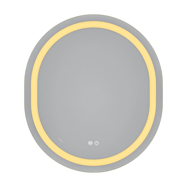 Дзеркало Mixxus Premium ELLIPSE MV05-80x70-Reverse з Led Touch, Anti-fog, димером (3-6,5kK) (MP6643) - Фото - 6