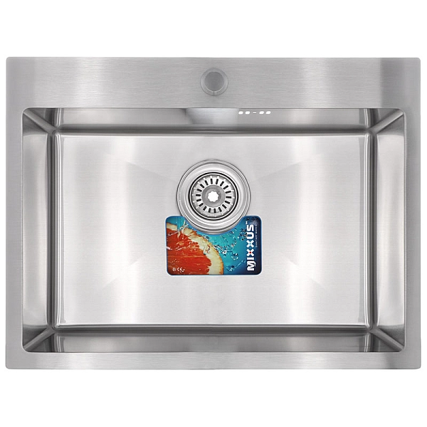 Набір Mixxus SET-6045-200x1.0-Satin (мийка + змішувач + диспенсер + сушка для посуду) (MX0584) - Фото - 2