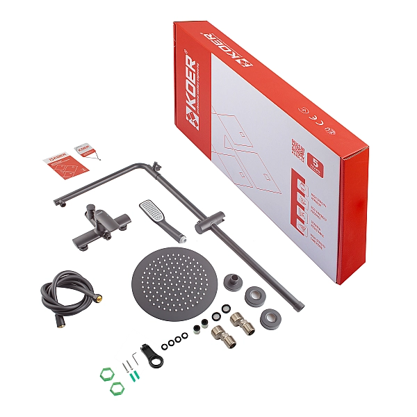 Душова колона зі змішувачем Koer KB-52028-05, 2 функції (KR5310) - Фото - 8