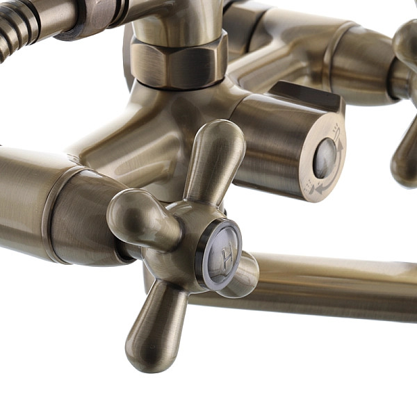 Змішувач для ванни HAIBA DOMINOX 140 бронзовий (HB0062) - Фото - 2