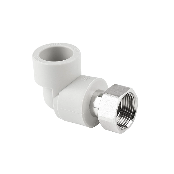 Кутик PPR Thermo Alliance з накидною гайкою 20х1/2" ВР